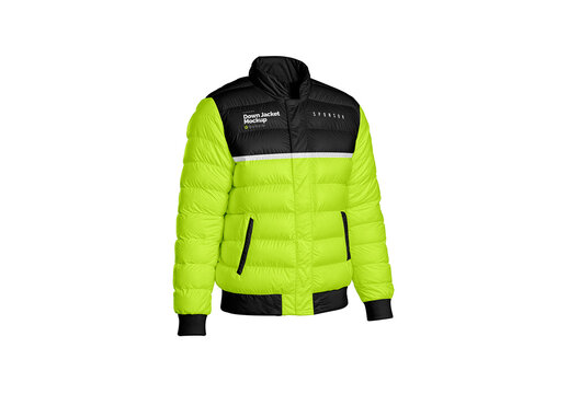 Down Jacket Mockup