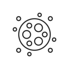 Moon Icon Sign Symbol Vector