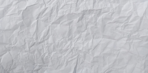  Horizontal empty clean crumpled paper background vector. Light gray color crumple paper texture.