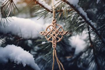 Brigid's Cross - symbol of Imbolc sabbat