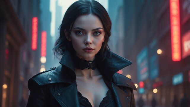 vicky the virtual vampire a vampire living in a digita cinematic concept art