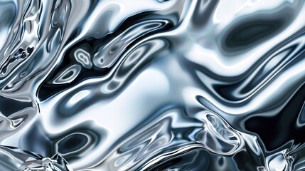 Abstract Liquid Metal Texture