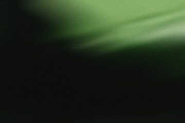 Vintage green motion blur abstract light leak overlay background with a dusty noise grain texture. Grunge style dusty overlay light leak background. Green light overlay, leak flare, light effect