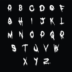 Vintage sport font in american style for football, baseball or basketball logos and t-shirt. Athletic department typeface, varsity style font. Vector