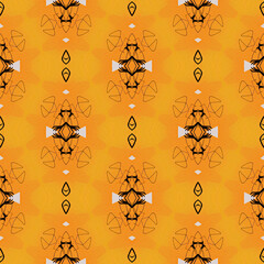 Seamless tile pattern in bright vivid colors and abstract geometric design, perfect for walls, decor and fabrics