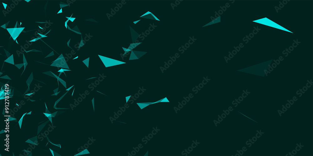 Poster abstract background with connecting dots and lines. network connection structure. data technology an