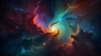 Space galaxy cloud nebula. cosmos. Universe science astronomy.  background wallpaper
