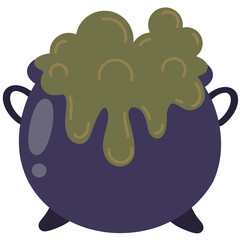 Pot cartoon Halloween 