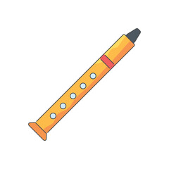 Flute vector icon
