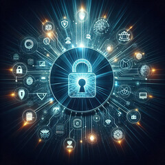 Obraz premium Secure Network Protection Image