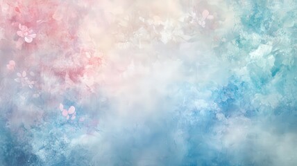 Fototapeta premium Beautiful Abstract Background Displaying Soft Pastel Colors With Floral Highlights in a Tranquil Atmosphere
