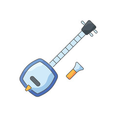 Shamisen vector icon