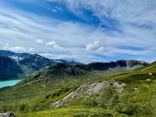 Fototapeta premium mountains and clouds