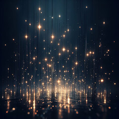 Obraz premium A Mesmerizing Night Sky Awash with Twinkling Starlight