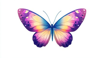 Obraz premium Beautiful Mandala Butterfly Patterns for Relaxation