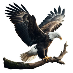 eagle logo isolated on transparent background