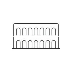 Arena De Verona vector icon