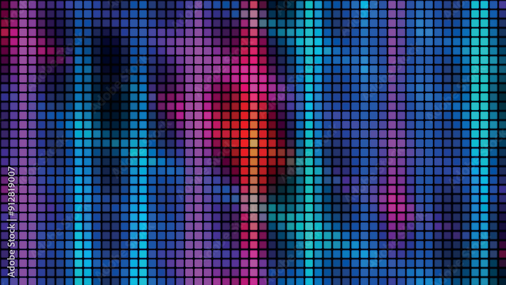 Poster abstract background from multi-colored squares. abstract gradient background. pixel background for w