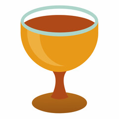 Paper cup of coffee isolated on white, coffee cup vector illustration, glass vector art, coffee cup silhouette, coffee glass vector icon, eps