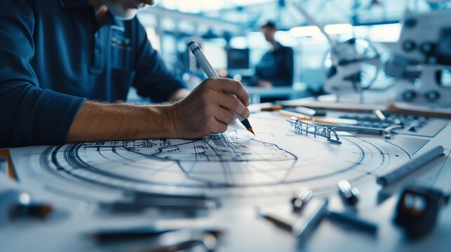 CAD technician creating a ship hull design, marine engineering studio Precise and robust, innovative and detailed, maritime design