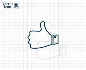 Vector dark color icon with shadow on light checkered background