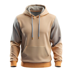 men hoodie mockup front view