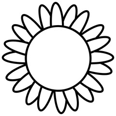 sunflower illustration
