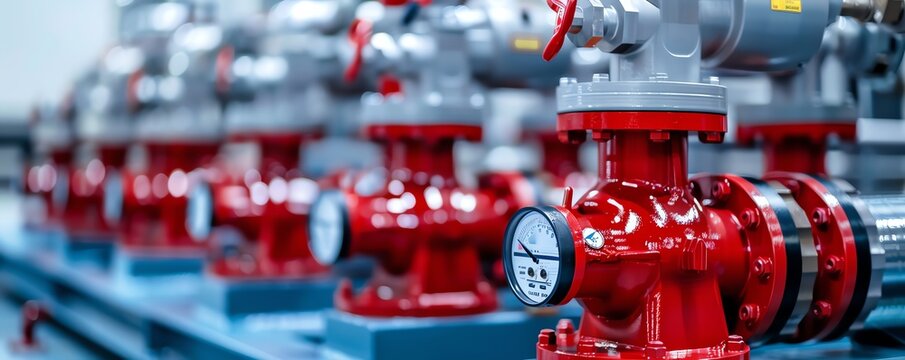 Pumping water for a fire suppression system, safety infrastructure Reliable and powerful, vital and essential, public safety equipment