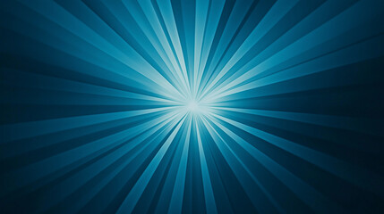 Obraz premium blue sunburst background