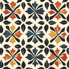 Fototapeta premium seamless floral pattern