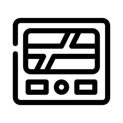 navigation line icon