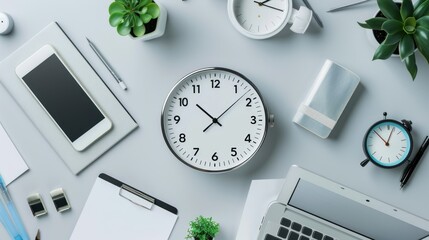 Visual representation of a well-organized time management plan.