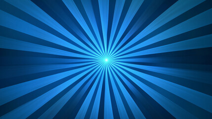 Obraz premium blue sunburst background