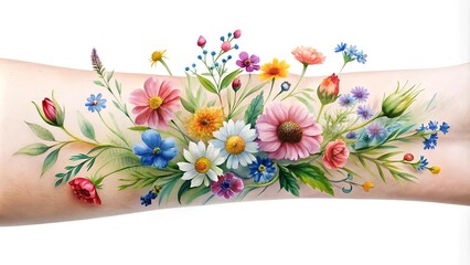Delicate Blooms for a Touch of Nature  AI Generated