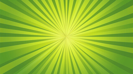 Obraz premium green sunburst background