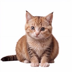 cat on white background