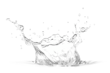 PNG Water drop blue refreshment.