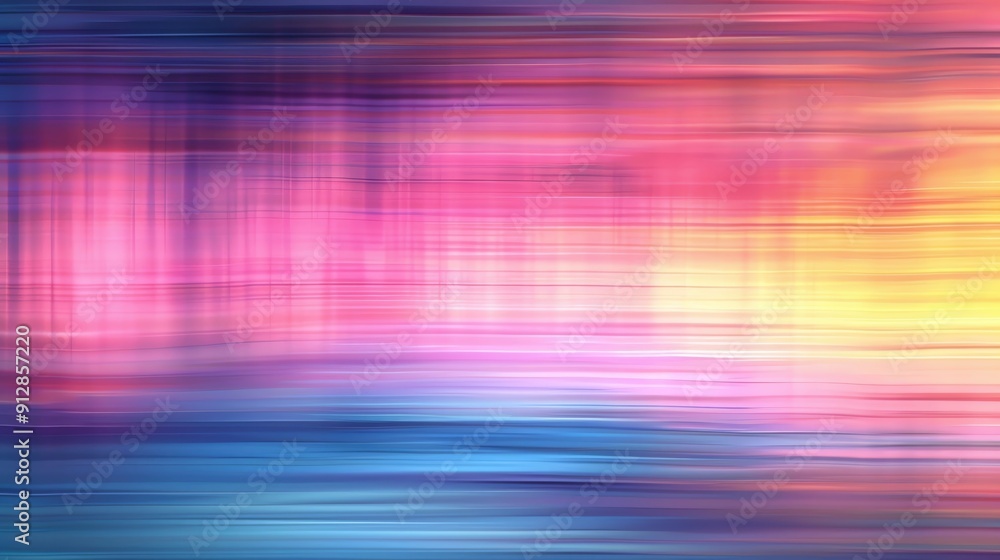 Poster a vibrant abstract background with smooth blurred colors blending harmoniously, ideal for artistic o