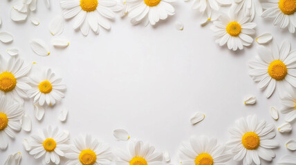 Obraz premium frame of daisies
