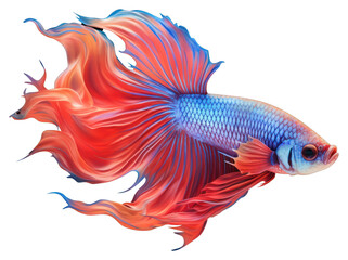 Fototapeta premium PNG Fish goldfish animal underwater.