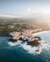 Punta Brava at Tenerife view of the sea from the sea