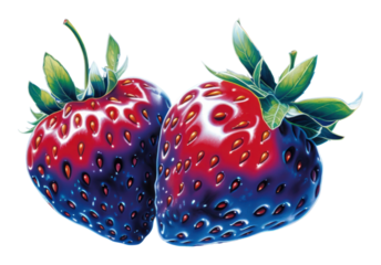 PNG Blueberry strawberry fruit plant.