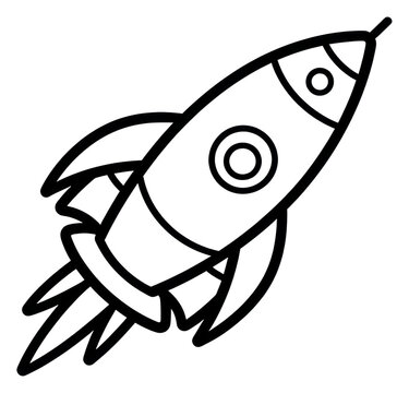 recommend clip art: PNG Rocket line monochrome dynamite.