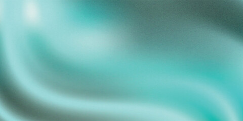 Glowing abstract technology dark background teal blue green black color grainy texture gradient web header banner design.