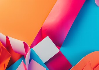 Abstract Colorful Paper Background Design