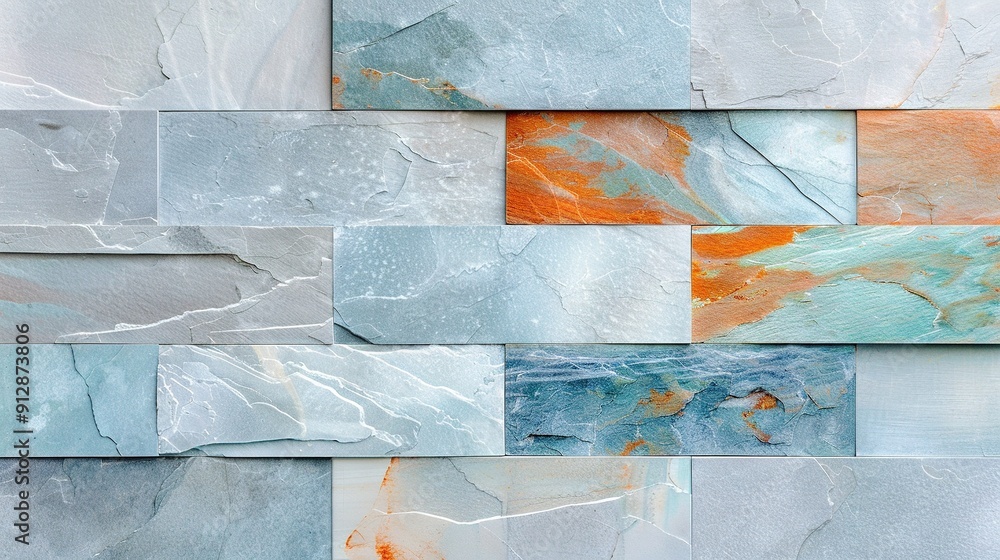 Aufkleber a high-resolution close-up image of an artwork crafted from various shades and forms of white and gr
