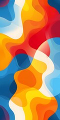 Abstract Background with Colorful Swirls