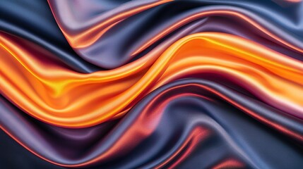   focused depiction of blue-orange hues with a radiant light wave at the image's center, extending to both its upper edges