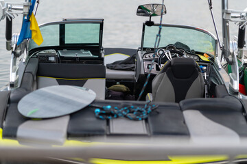 The position that the helmsman occupies on a boat.