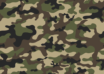 Fototapeta premium abstract camouflage background modern repeat pattern, vector illustration